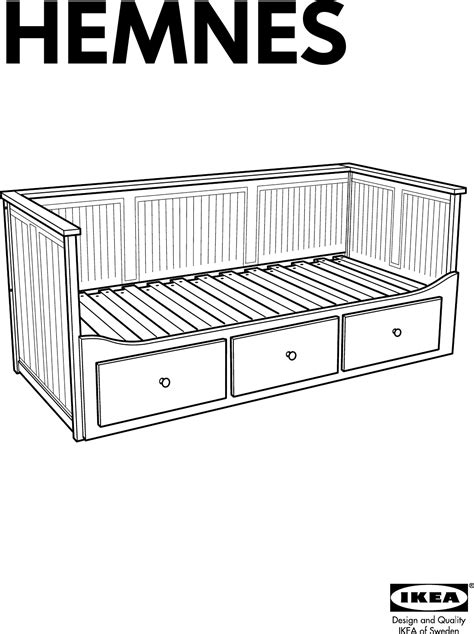 ikea hemnes day bed instructions.